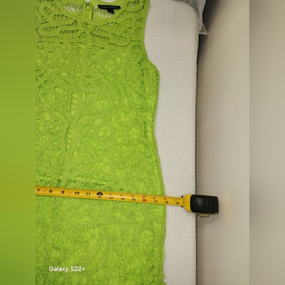 Boston Proper Sleeveless Crochet Dress - Vibrant Green size M. #E04 - Picture 13 of 16